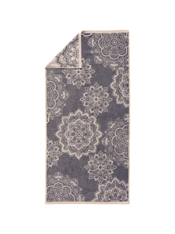 Erwin Müller Frottier, Jacquard Duschtuch 2er-Pack Bühl in beige/grau