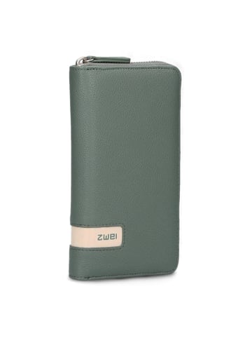 Zwei Mademoiselle Geldbörse 20 cm in eucalyptus