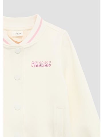 s.Oliver Sweatshirt Jacke in 0310_wollweiß