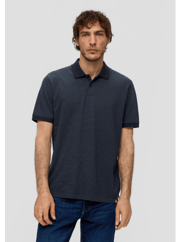 s.Oliver Polo-Shirt kurzarm in Blau