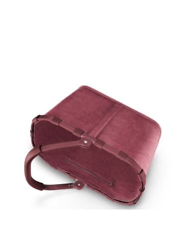 Reisenthel Carrybag - Einkaufskorb (cord dark matcha) in twist maroon