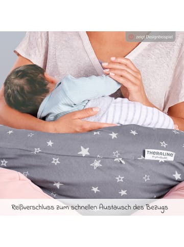 Theraline Ersatzbezug für Stillkissen Das Original in grau