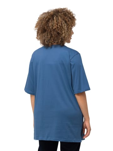 Ulla Popken Shirt in denimblau