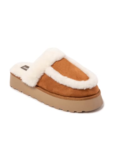 nuvola Hausschuhe "Alaska" in Kastanienbraun