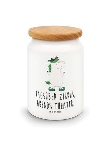 Mr. & Mrs. Panda Keksdose Einhorn Joker mit Spruch in Weiß