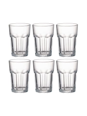 Butlers 6x Gläser 360ml GIBRALTAR in Transparent