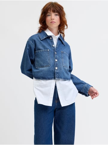 JJXX Overshirt in Medium Blue Denim