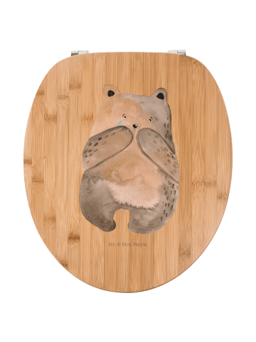 Mr. & Mrs. Panda Toilettendeckel Bär Verlust ohne Spruch in Braun