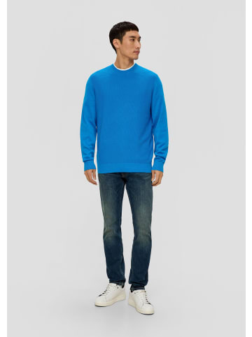 s.Oliver Strickpullover langarm in Blau