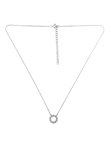 Smart Jewel Collier Mit Zirkonia in Weiss