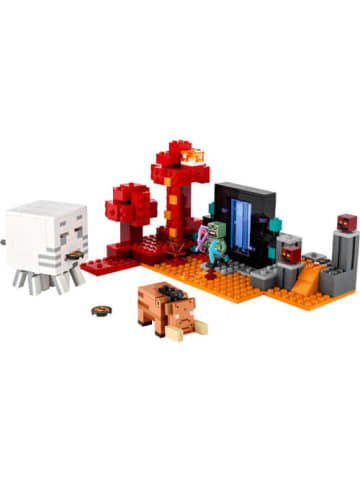 LEGO Bausteine Minecraft Hinterhalt am Netherportal, ab 8 Jahre