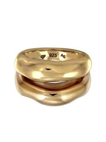 Elli Ring 925 Sterling Silber in Gold