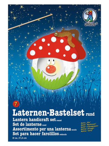 URSUS Laternen Bastelset 7 Pilz - ab 5 Jahren
