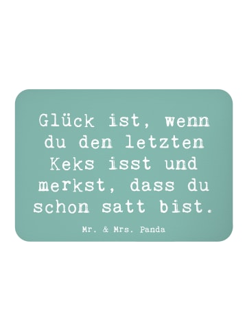 Mr. & Mrs. Panda Magnet Spruch Glück Erfüllung mit Spruch in Meeresbrise