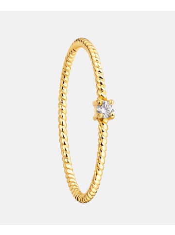 Diamant L'éternel Ring aus 375 Gelbgold mit Diamant