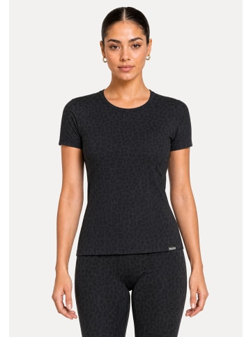SMILODOX LEO T-Shirt Velvara in Schwarz Leo