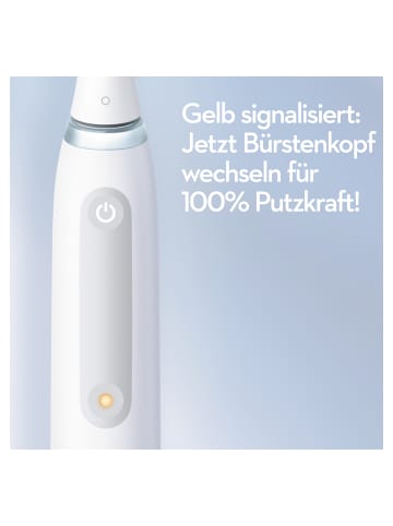 Oral-B Elektrische Zahnbürste "iO Series 4 + Reiseetui" in Quite White