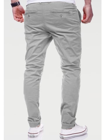 behype Chino-Hose - MPBISTER in Hellgrau