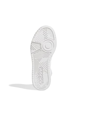 adidas Sneaker Hoops 3.0 Mid Classic in ftwwht/ftwwht/dshgry