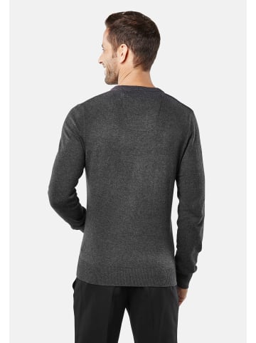 Vincenzo Boretti Pullover tailliert in anthrazit