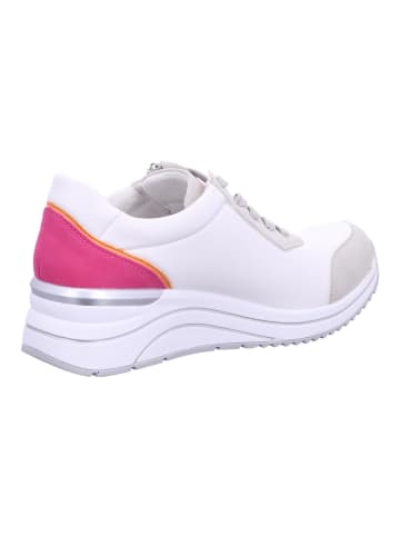 remonte Schnürschuhe in hellgrau/weiss/magenta