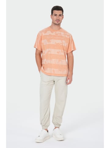 Elf T-Shirt Tan Orange Stripe