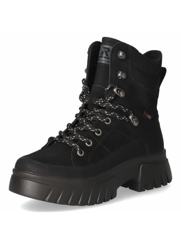 rieker Schnürboots in schwarz