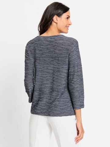 WITT WEIDEN 3/4-Arm-Shirt in marine-meliert