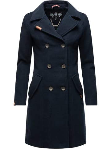 Marikoo Wollmantel Nanakoo in Navy