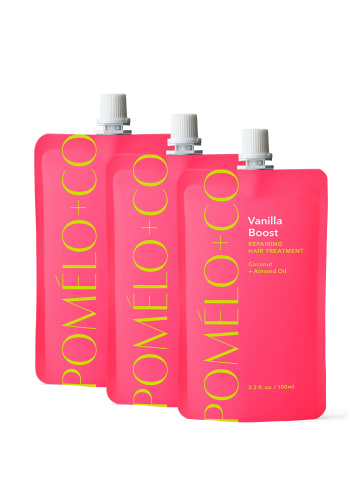 POMELO+CO. Pflegende Haarmaske Hairtreatment Vanilla in pink