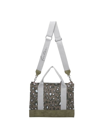 Fritzi aus Preußen Canvas Handtasche 40 cm leo jungle