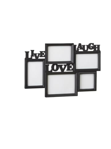 relaxdays 4 x Bilderrahmen in Schwarz - (B)45,5 x (H)31 cm