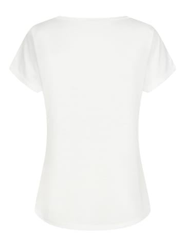 Cloud5ive Cloud5ive Viskose T-Shirt mit Traumfänger-Blumen Print in white