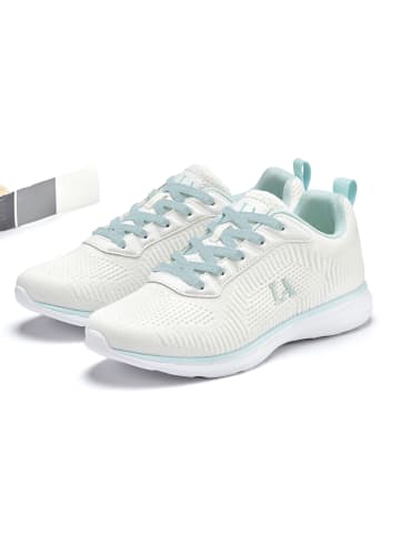 LASCANA Sneaker in weiß/mint