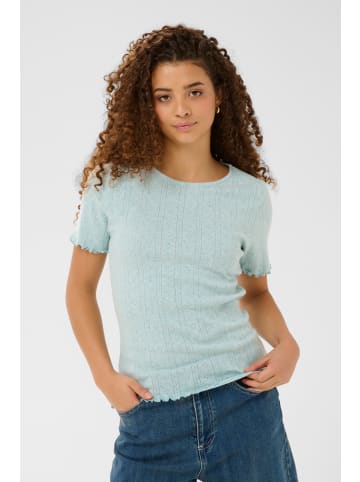 SAINT TROPEZ T-Shirt kurzarm GruSZ Fitted in Ether Melange