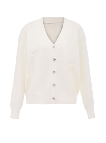 faina Women Cardigan in Weiss
