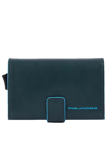 Piquadro Blue Square - Kreditkartenetui 11cc 10 cm RFID in grau