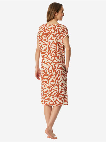 Schiesser Nachthemd Selected Premium in terracotta