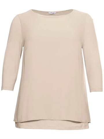 sheego Blusenshirt in beige