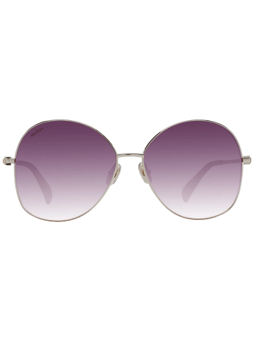 Max Mara Damen Sonnenbrillen Rund Gold