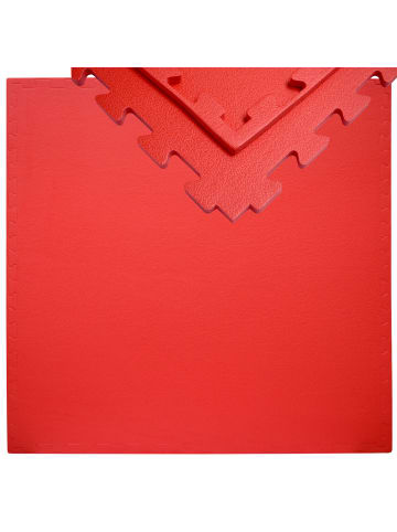 eyepower Trainingsmatte Puzzlematte Sportmatte 90x90x1,2 cm Rot rot