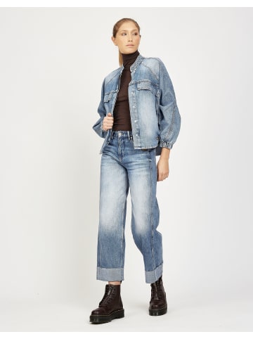 GANG JEANS Jacke mit lockerem Schnitt in Authentic Waterlines