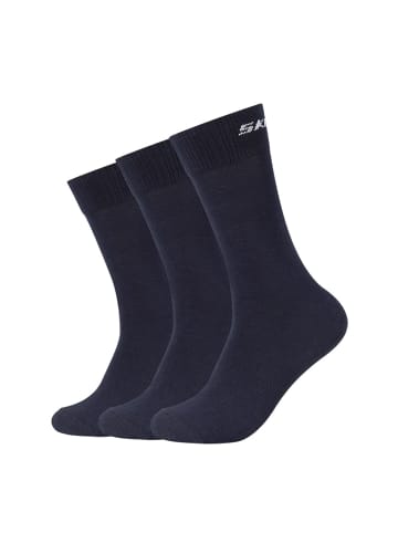 Skechers Socken Unisex 3p Basic Socks Mesh Ventilation in Navy