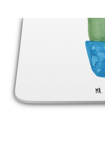 Mr. & Mrs. Panda Untersetzer Kaktus Heilig ohne Spruch in Weiß