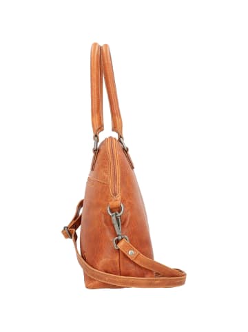 KLONDIKE 1896 Ella Schultertasche Leder 35 cm in cognac