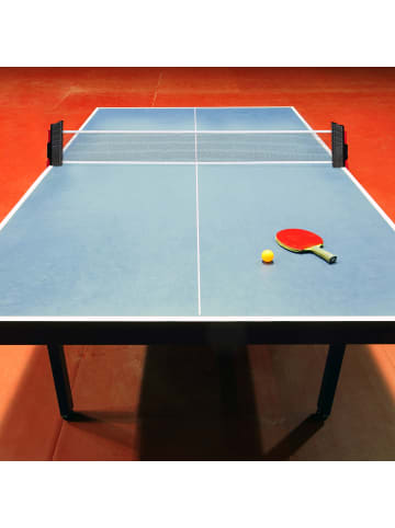 relaxdays 10x Tischtennisnetz in Schwarz/ Rot