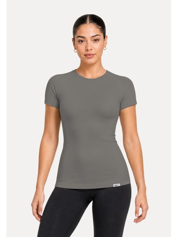 SMILODOX T-Shirt Seamless Lyana in Anthrazit