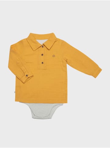 OrganicEra Langarm Hemdbody in Mustard