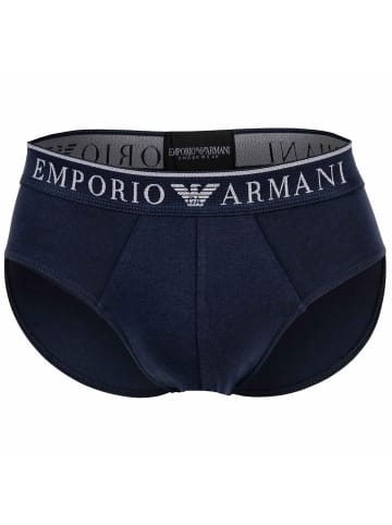 Emporio Armani Slip 2er Pack in Grau/Marine