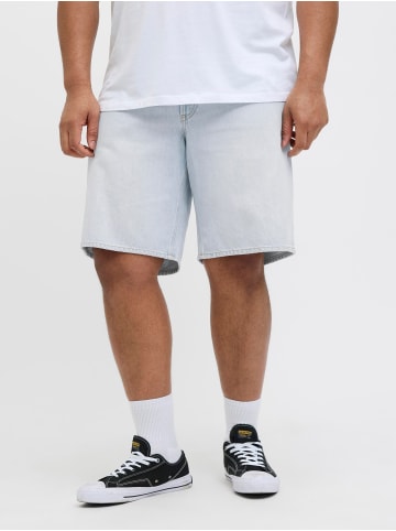JACK & JONES PLUS Jeans-Shorts in Light Blue Denim